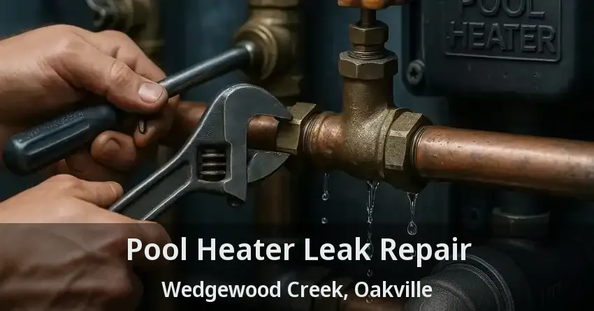 Pool Heater Leak Repair Wedgewood Creek, Oakville - ON