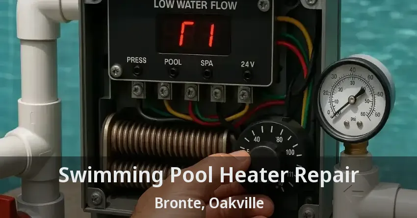 Swimming Pool Heater Repair Bronte, Oakville - ON